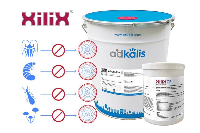 Xilix Gel от жуков вредителей деревянного дома